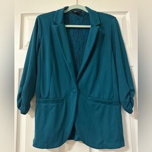 Style & Co casual teal blazer. Size M